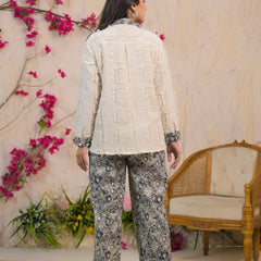 Chic Tweed Khadi Co-ord Set