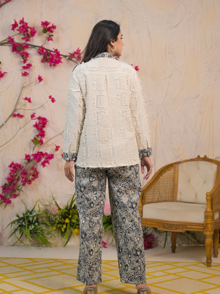 Chic Tweed Khadi Co-ord Set