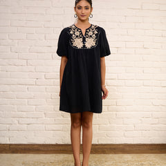 Designer Black Mini Dress