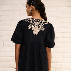 Designer Black Mini Dress