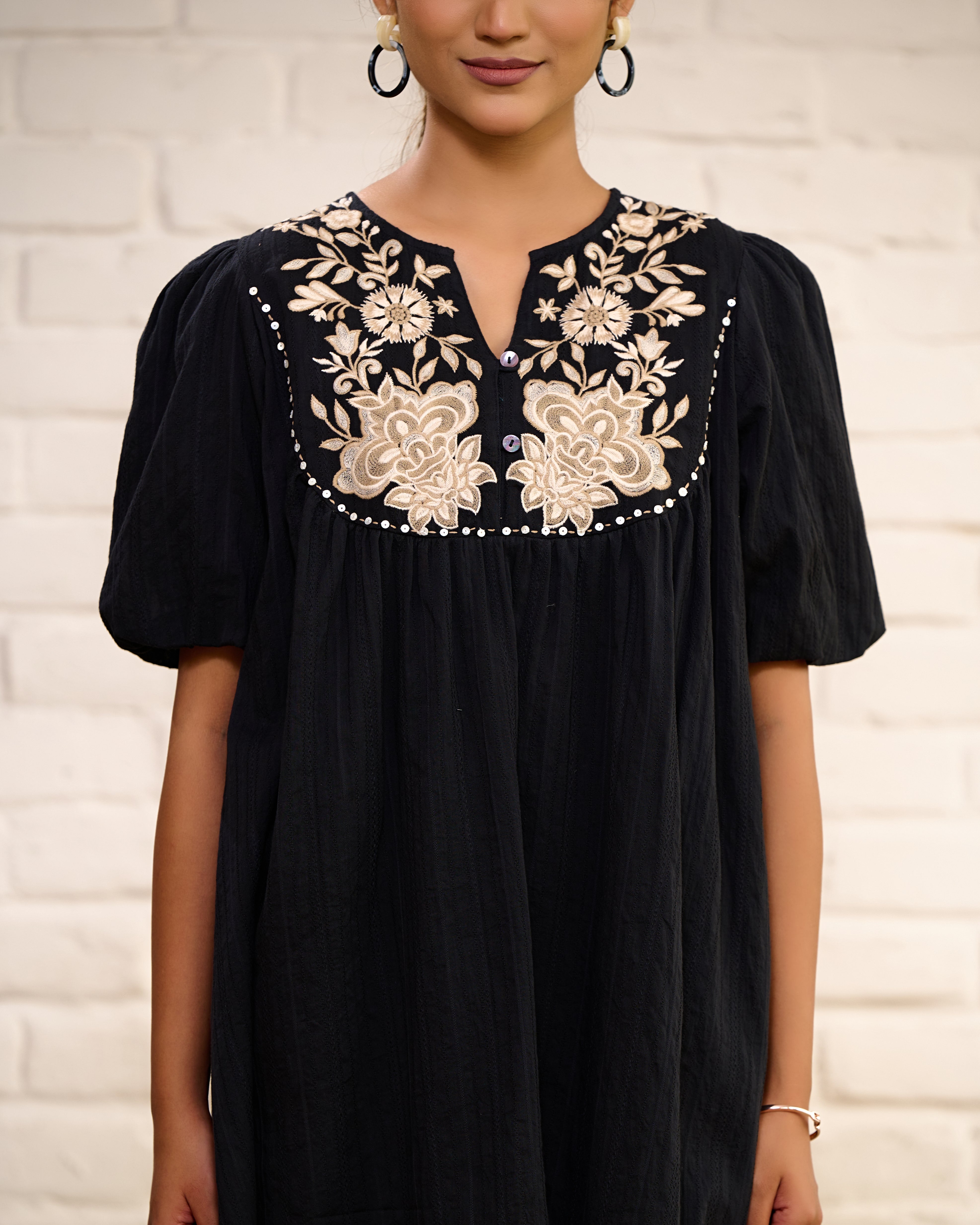 Designer Black Mini Dress