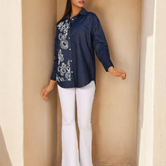 Threadwork Denim Blue Shirt