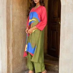 Designer Multi Color Printed Co-Ord Set