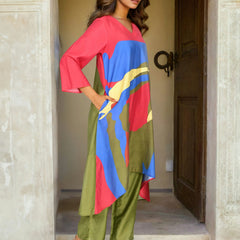 Designer Multi Color Printed Co-Ord Set