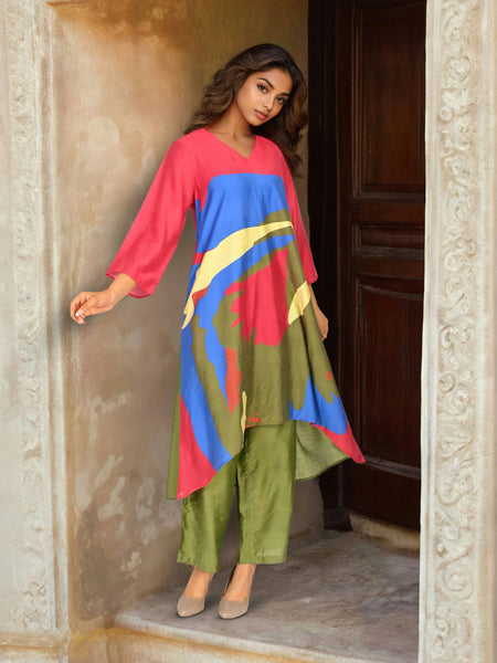 Designer Multi Color Printed Co-Ord Set