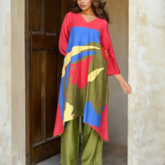 Designer Multi Color Printed Co-Ord Set
