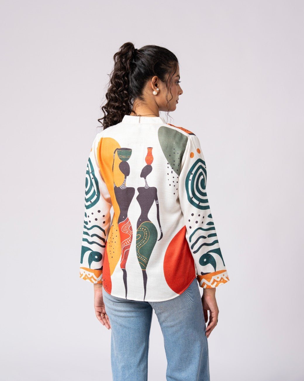 Contemporary Shirt Blending Culture And Modern Style