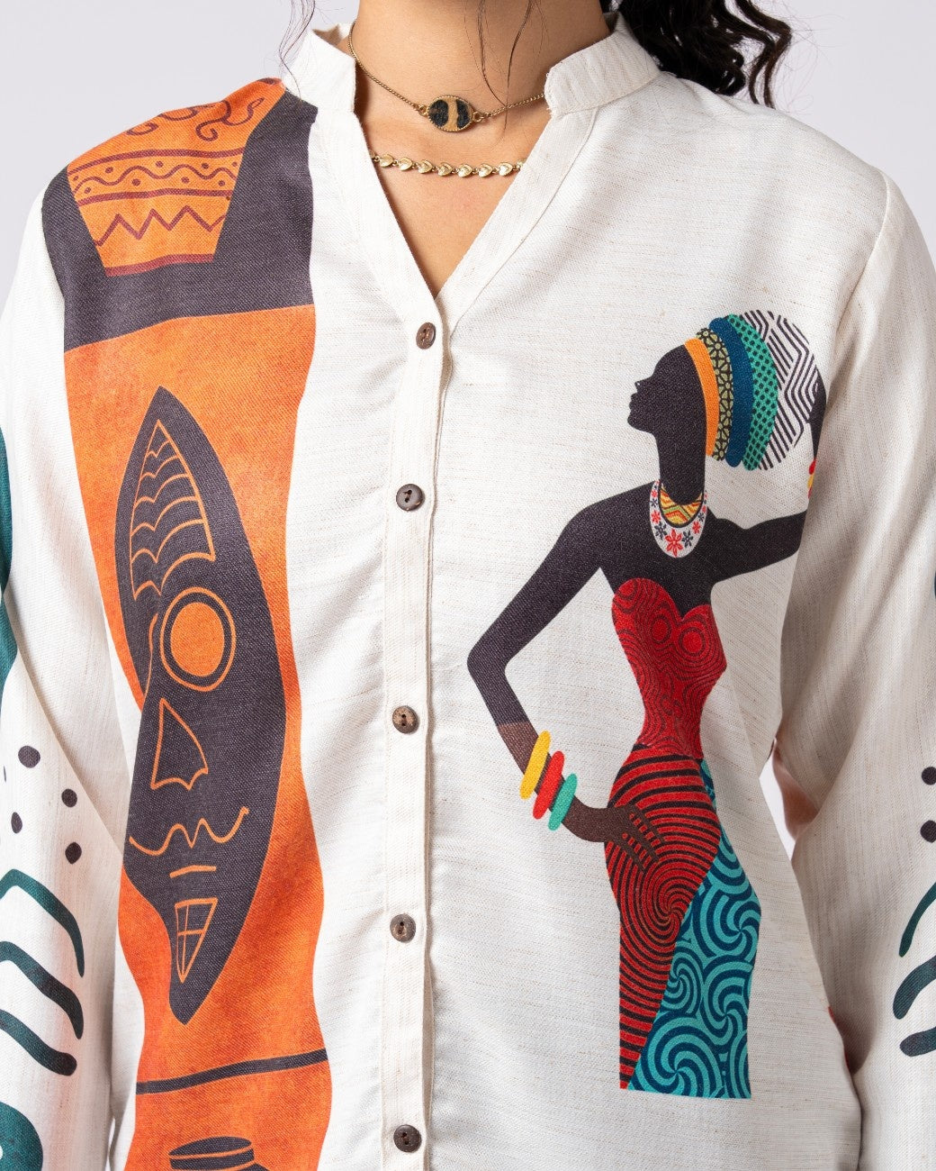 Contemporary Shirt Blending Culture And Modern Style