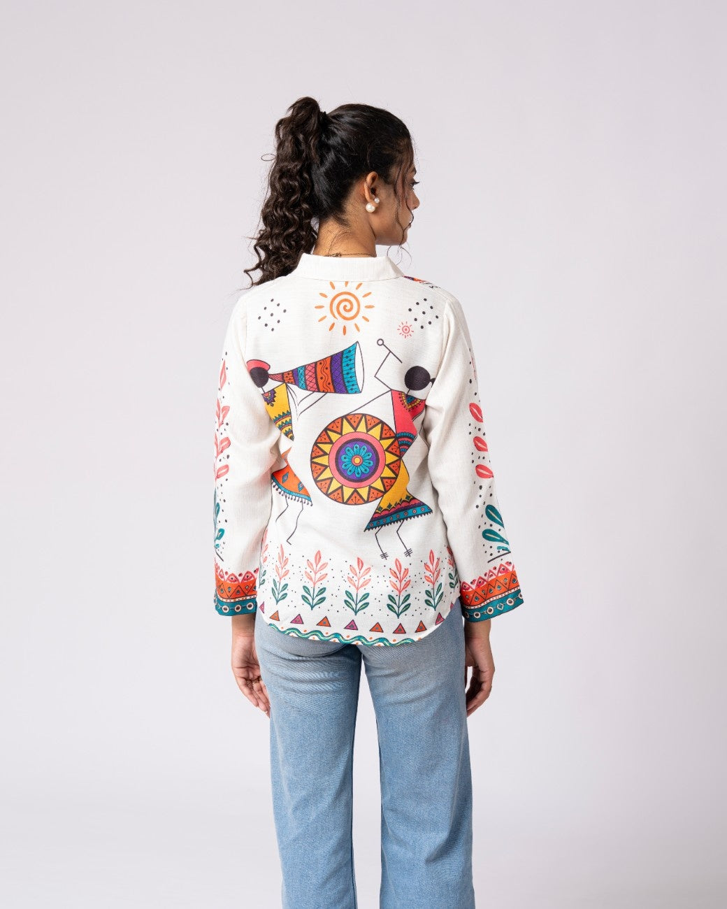 Colorful Embroidered Shirt Blends Tradition With Modernity