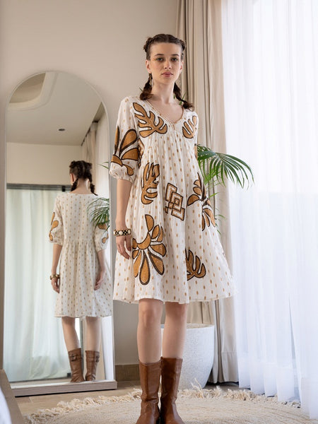 Embroidery Mini Dresses