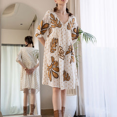 Embroidery Mini Dresses