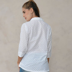 Women’s Cotton Embroidered Shirt