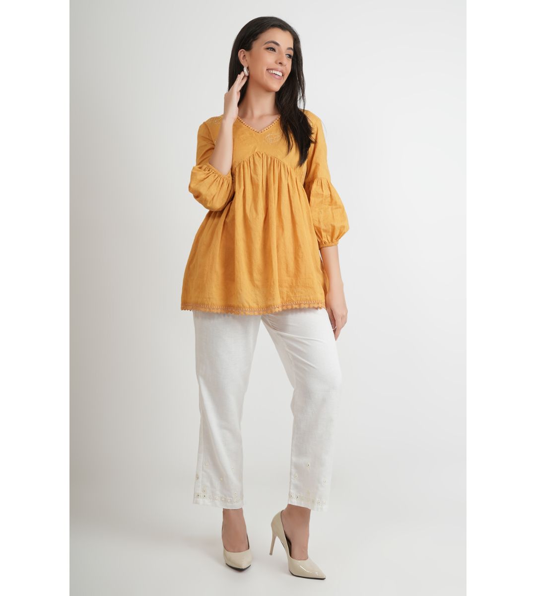 Mustard Top For Women