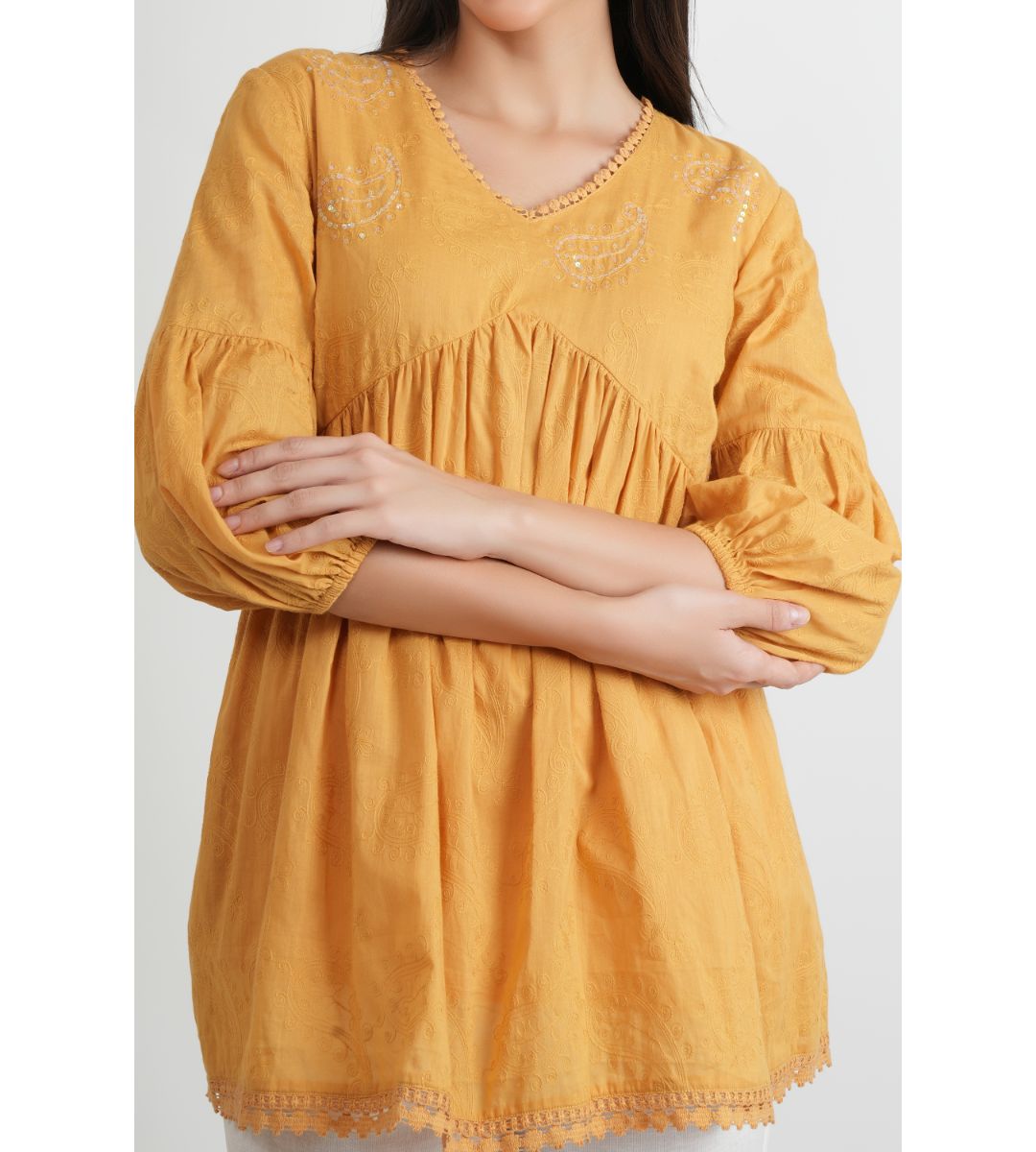 Mustard Top For Women