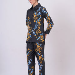 Classic Black Statement Wear With Ornate Pattern Work