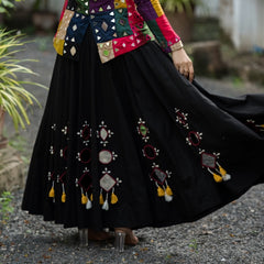 Regal Radiance Mashroo Mirror Work Blazer