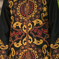 Black Hand Embroidered Jacket