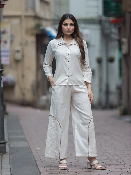 Minimal Muse Khadi Co-ord Set