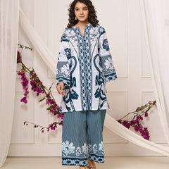 Bright Blue Open Sleeves Co-ord Set
