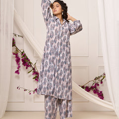 Blooming Floral Printed Cotton Co-ord Set