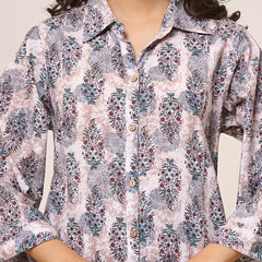 Blooming Floral Printed Cotton Co-ord Set
