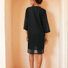 Black party dress for women