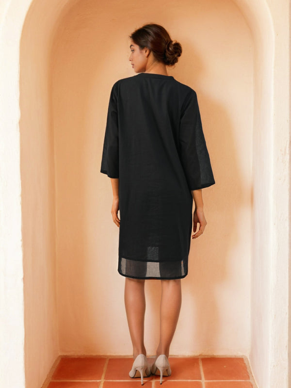 Black party dress for women