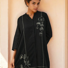Black party dress for women