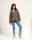 Black Party Embroidered Jacket