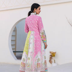 Ethereal Multi Colored Angrakha Suit Set