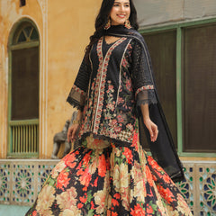 Black Sharara Sets 