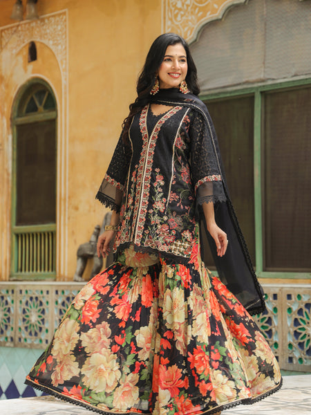 Black Sharara Sets 