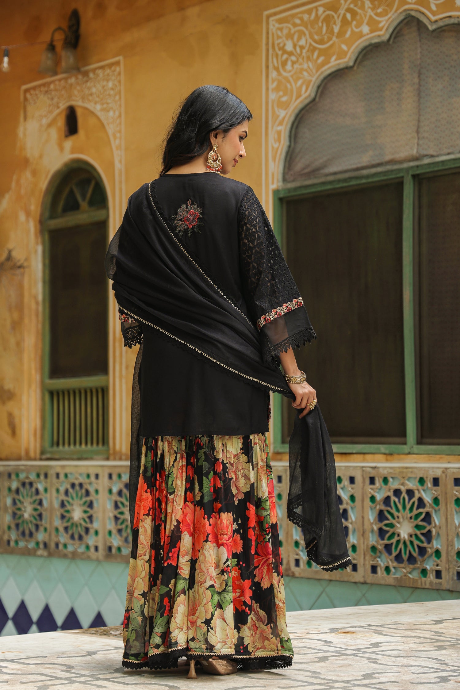 Black Sharara Sets 