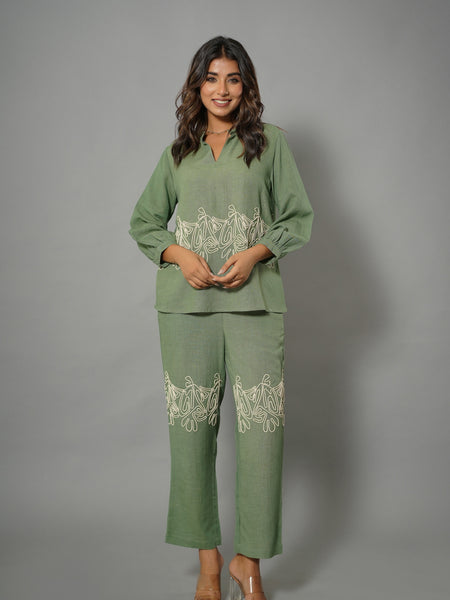 Green Co-Ord Set 