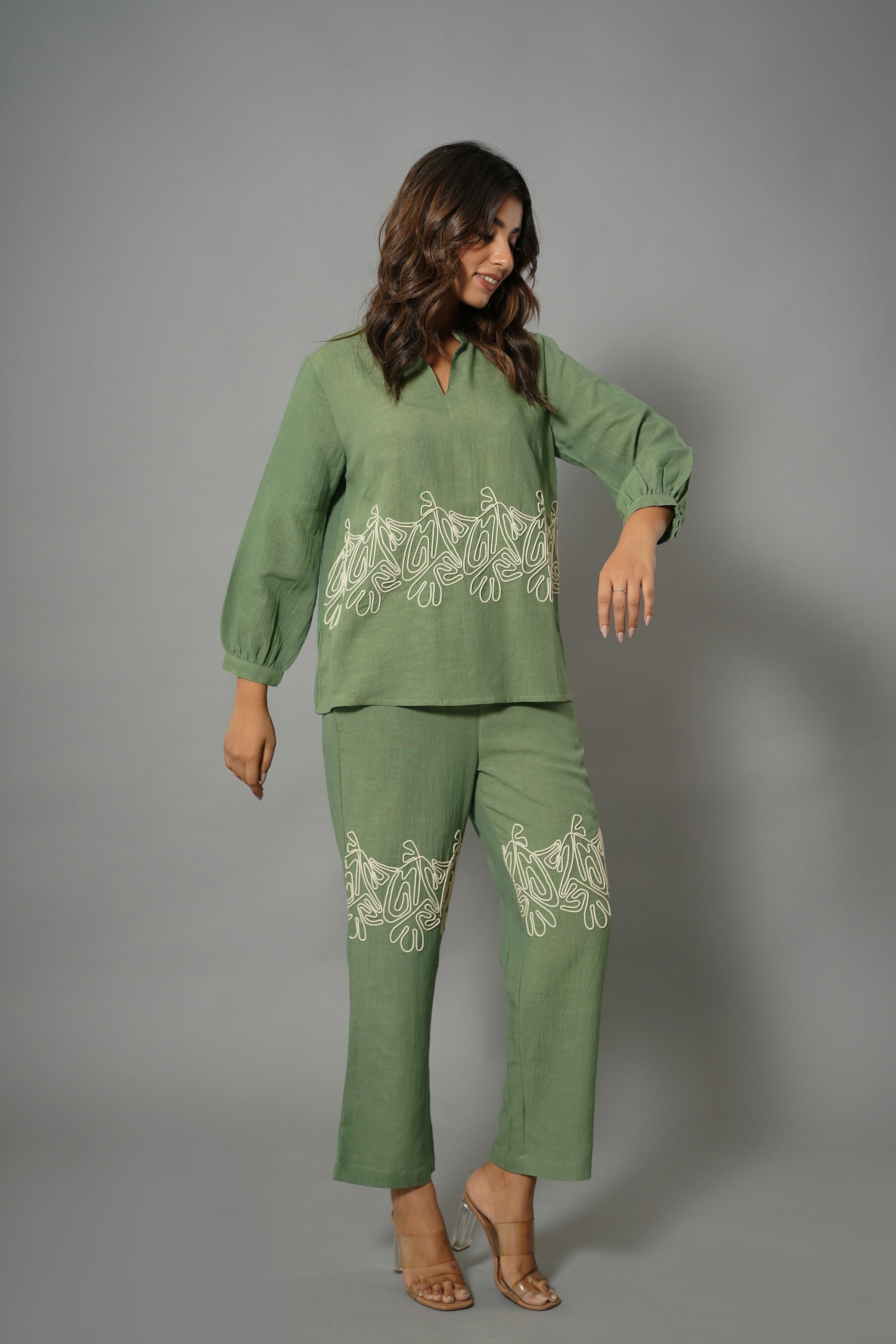 Green Co-Ord Set 