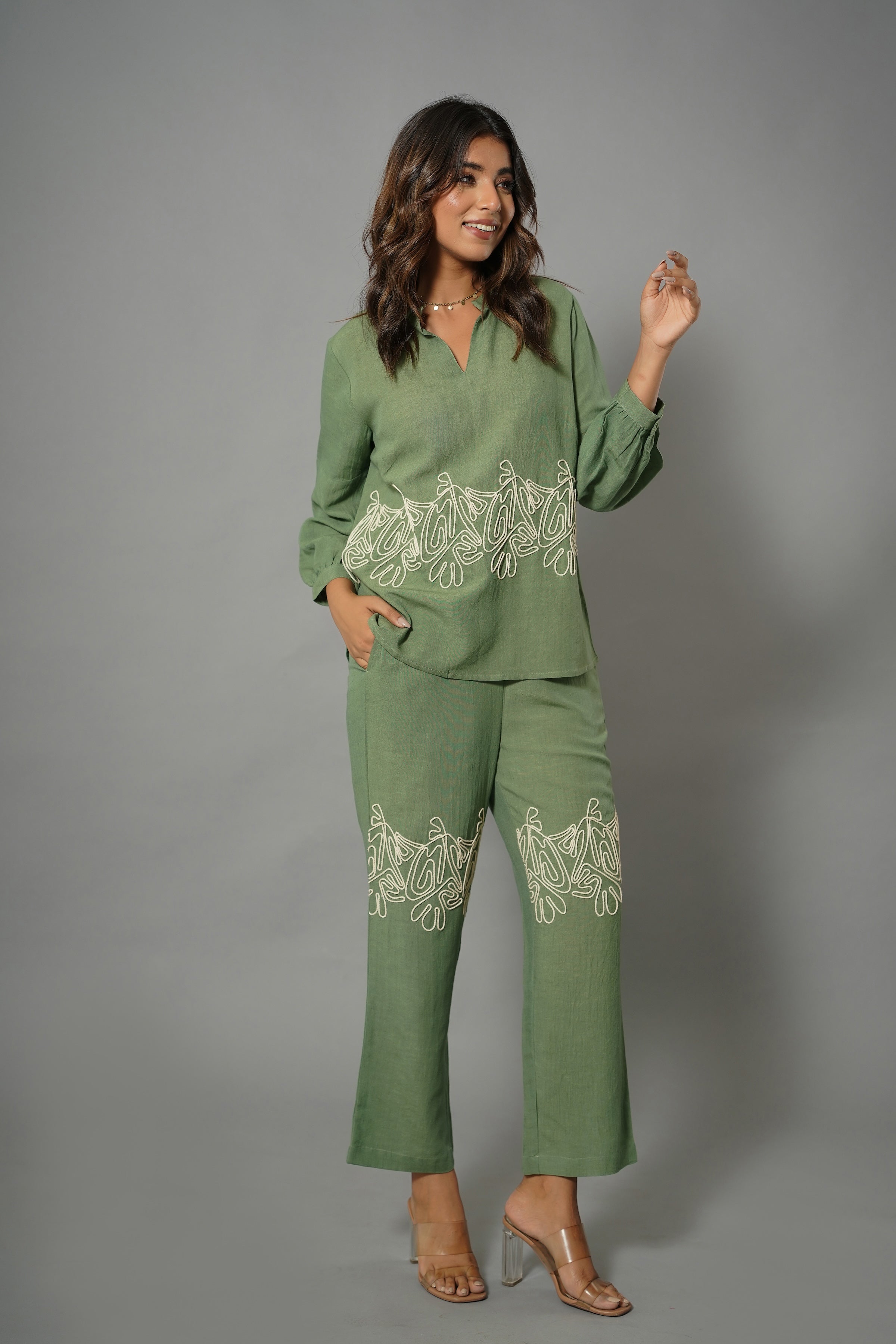 Green Co-Ord Set 