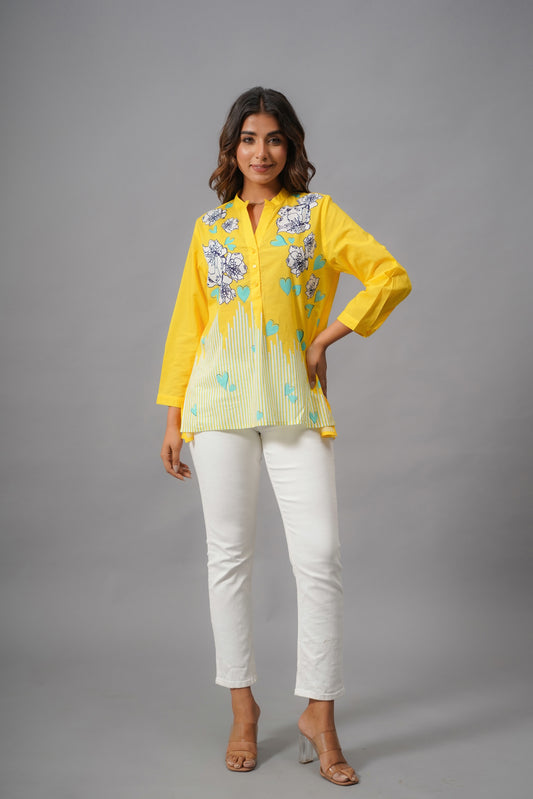 Yellow Tops For women 