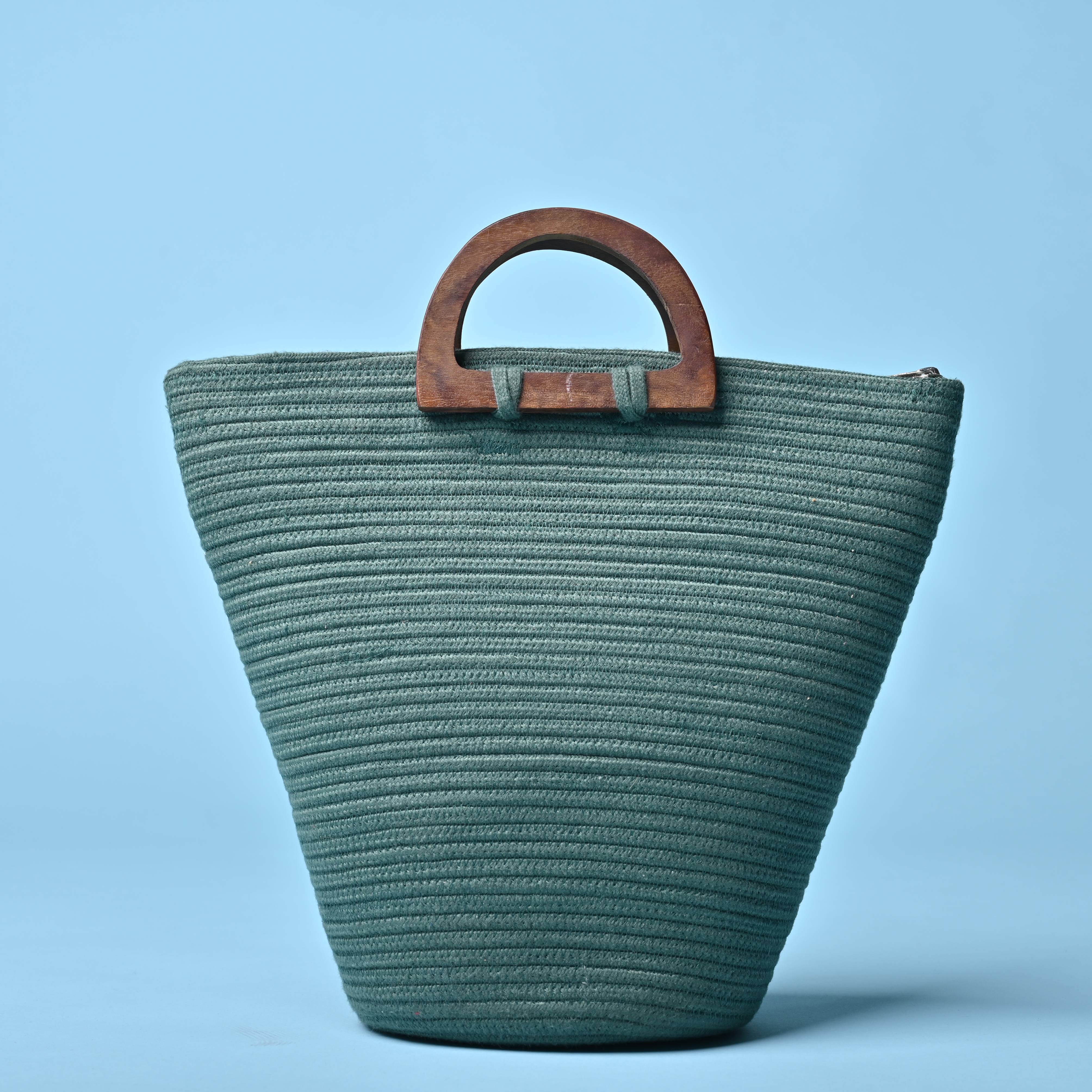 Jute Cotton Handheld Bag