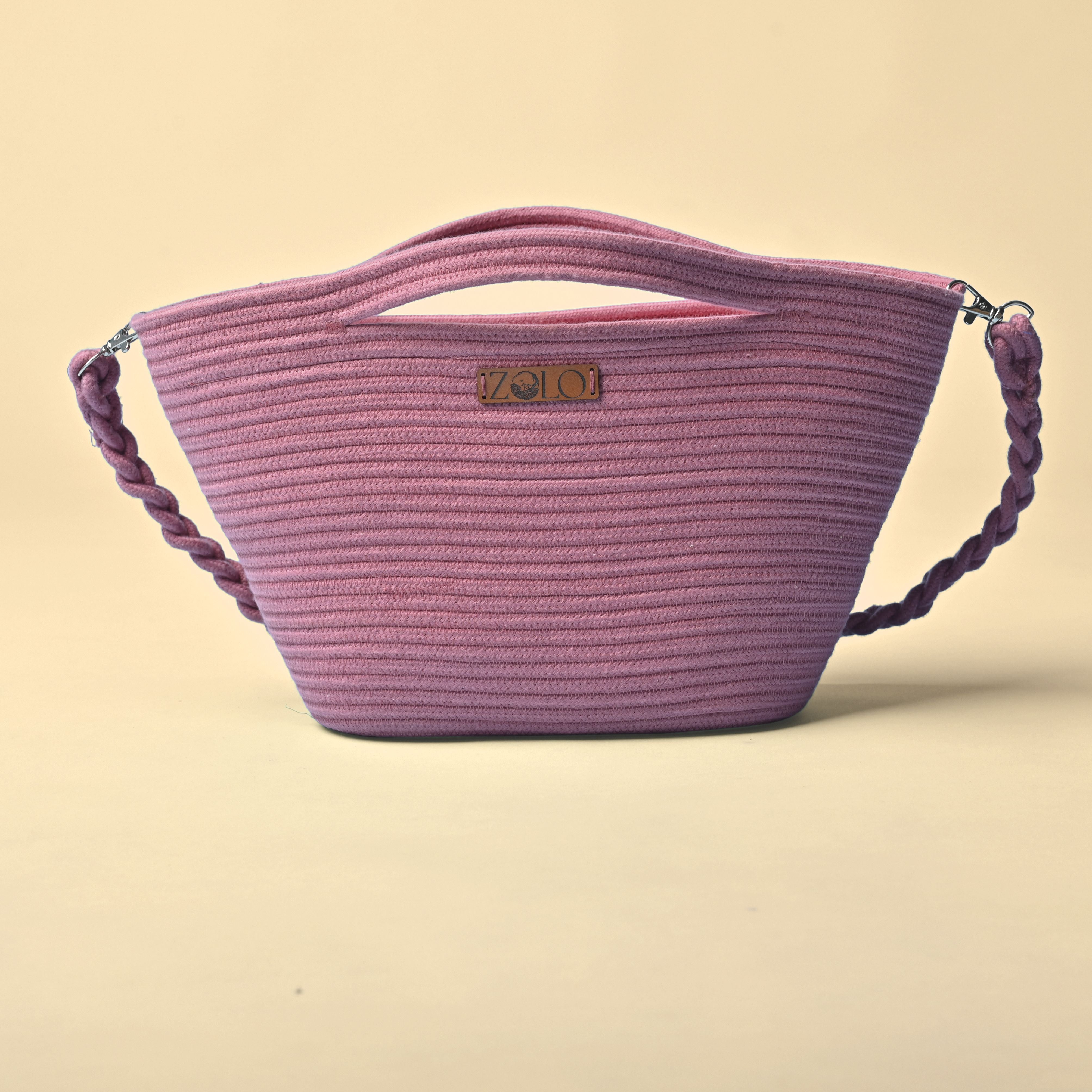 Cotton Basket Bag