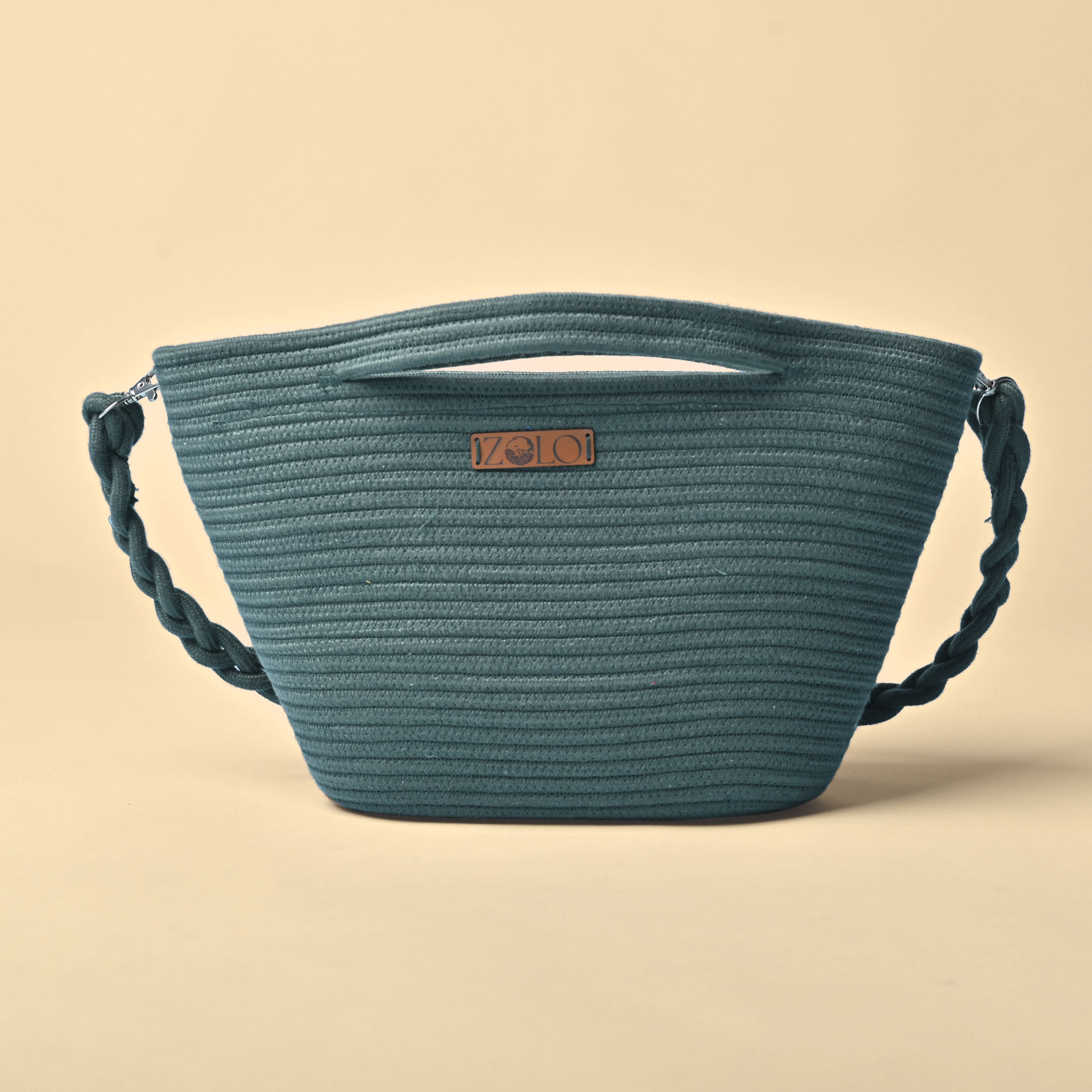 Cotton Basket Bag