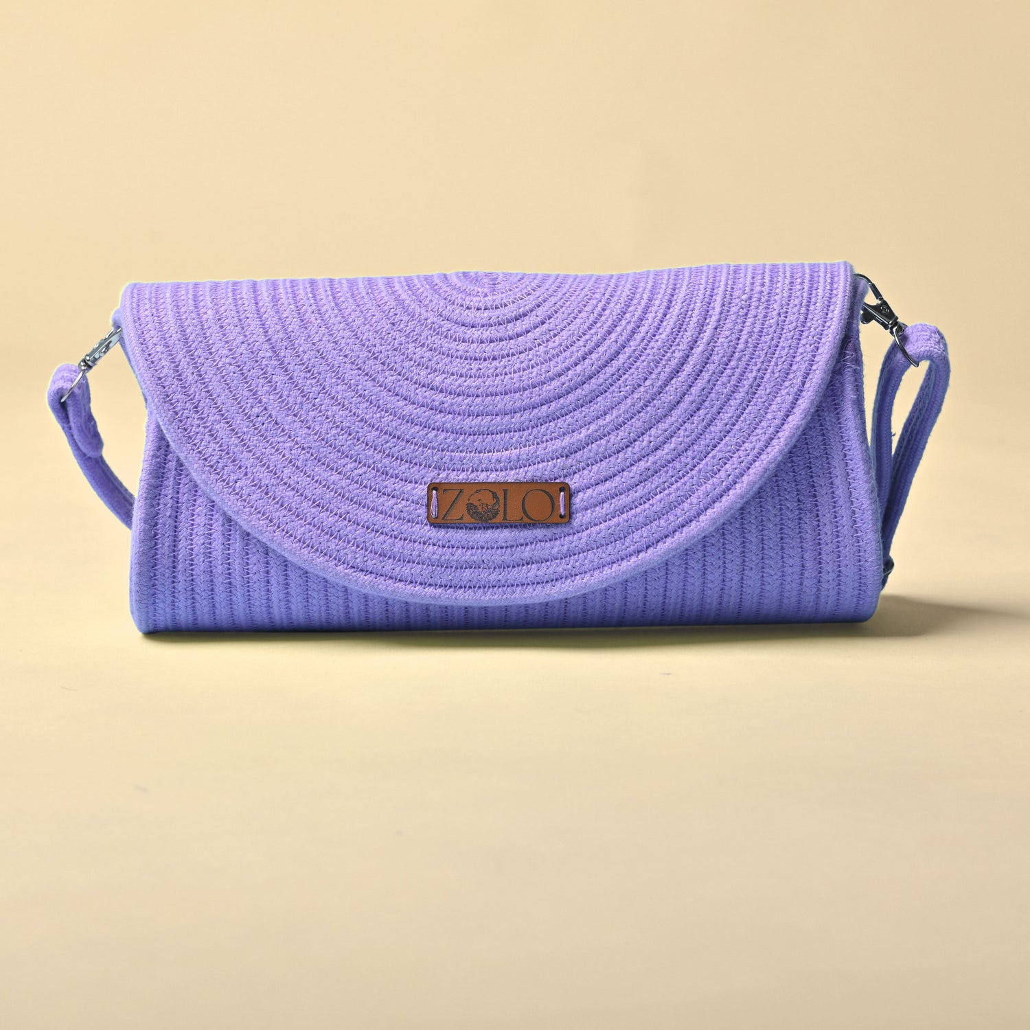 Lilac Saddle Bag For Women