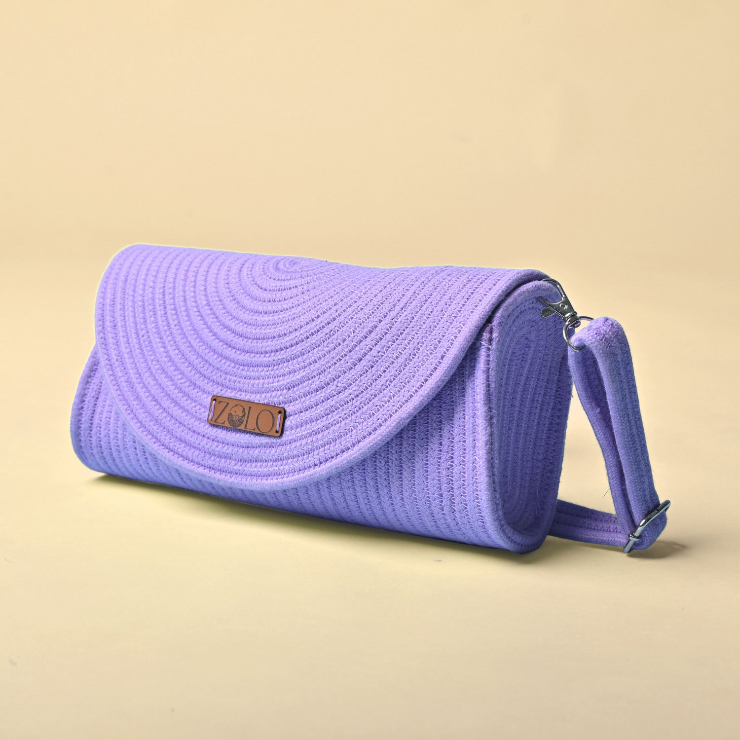 Lilac Saddle Bag For Women