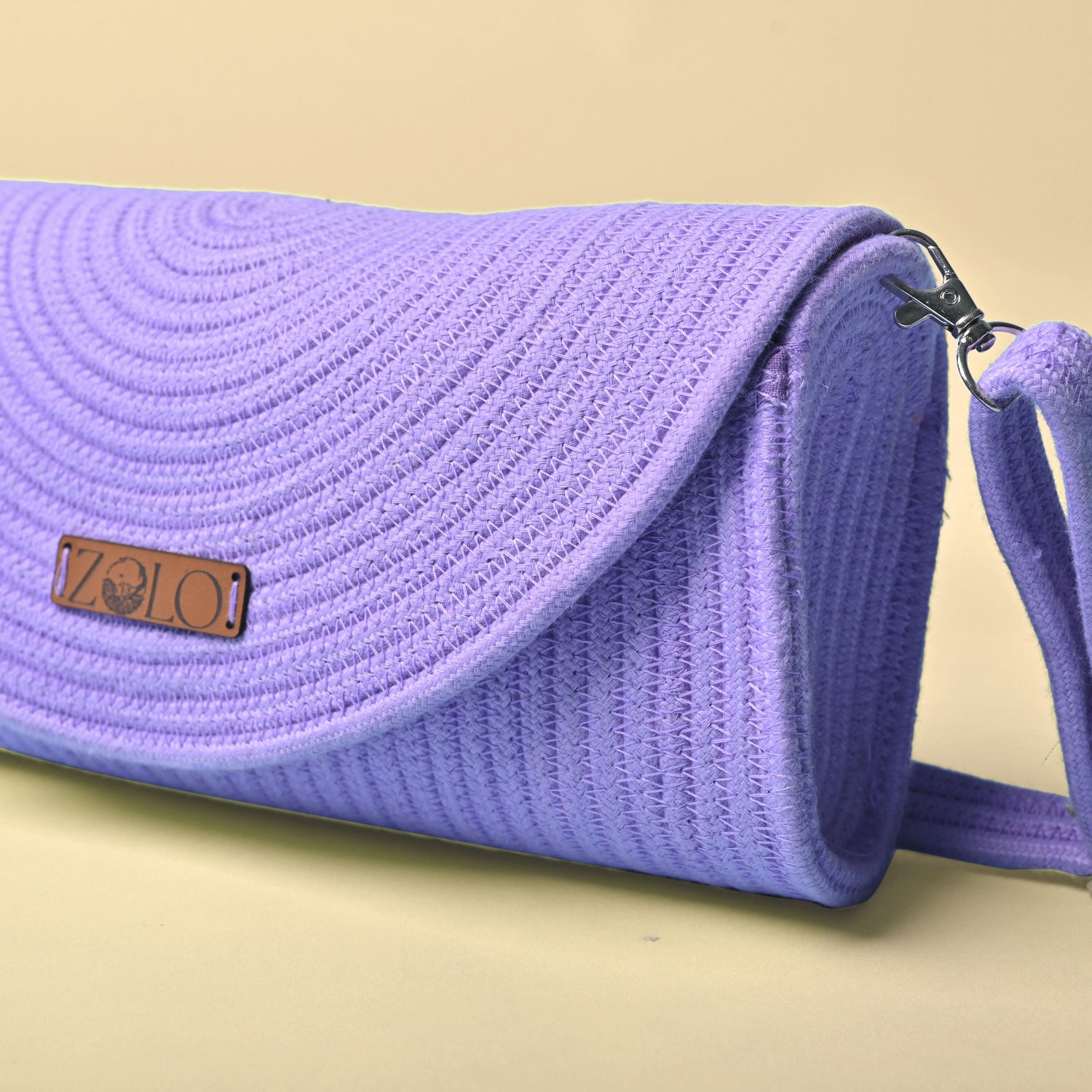 Lilac Saddle Bag For Women