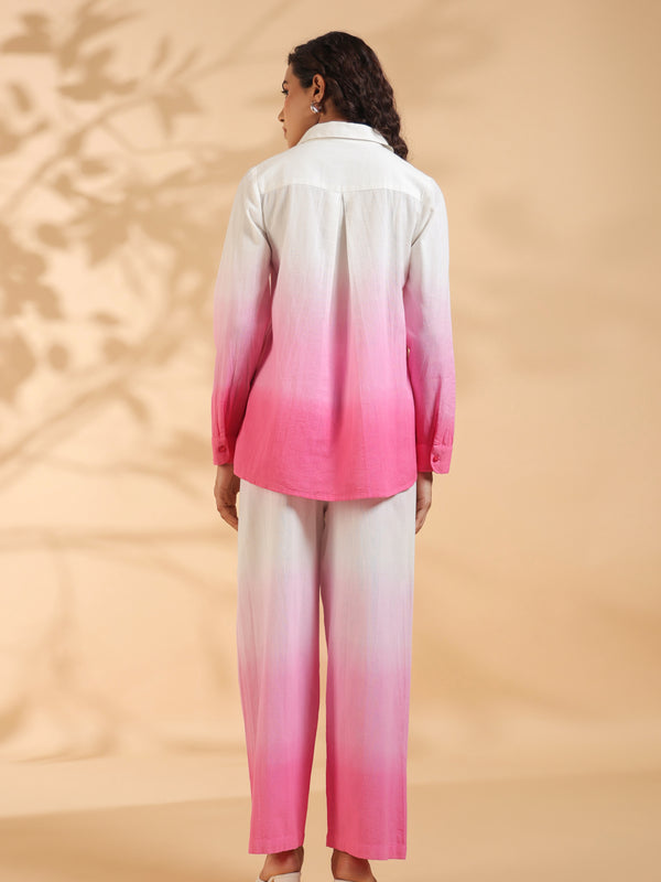 Pink Tie And Dye Co-Ord Set