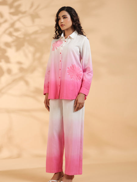 Pink Tie And Dye Co-Ord Set