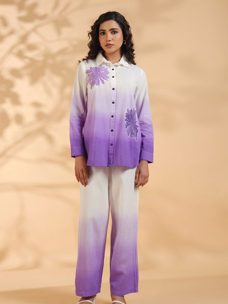 Designer Purple Co-Ord Set
