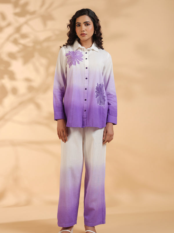 Designer Purple Co-Ord Set