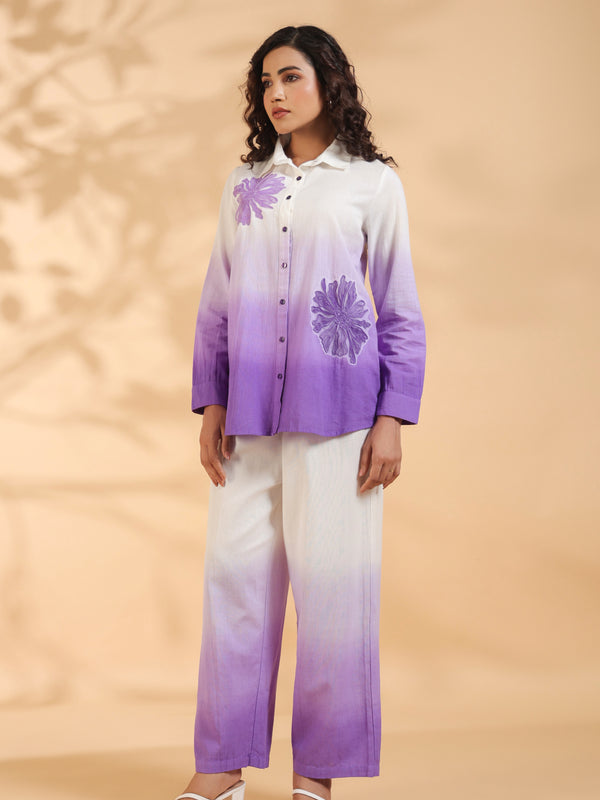 Designer Purple Co-Ord Set