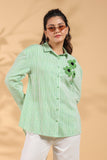 Green embroidery Work Shirt