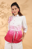 Pink Cotton Embroidery Co-Ord Set